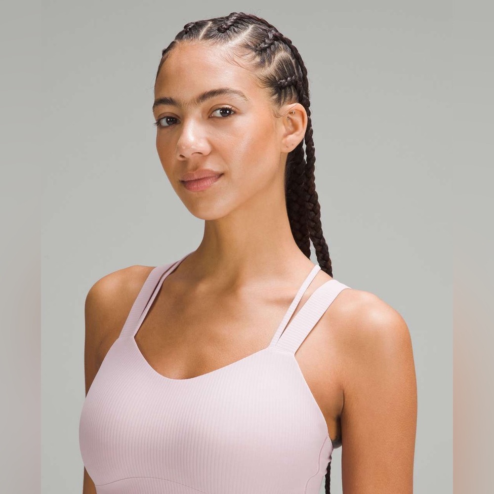 lululemon - Like a Cloud Ribbed Longline Bra - D/DD Cup - size 8